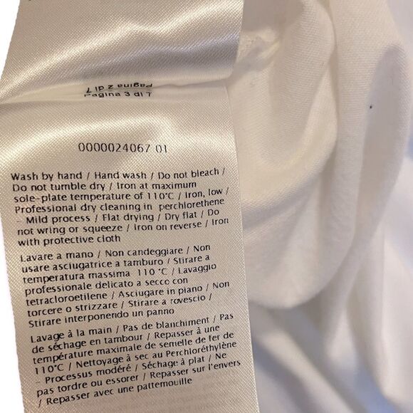 RED VALENTINO Jersey T-shirt W/ Point D'esprit Tulle & Bow Detail In Black |S| - Picture 6 of 7